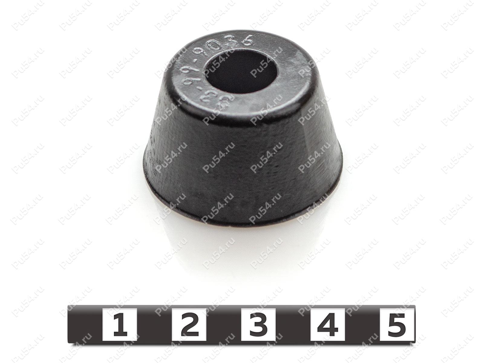 Feet bumper (polyurethane), Product Code 33-99-9036, Polyurethane, PW54/K80/черный, Image №1