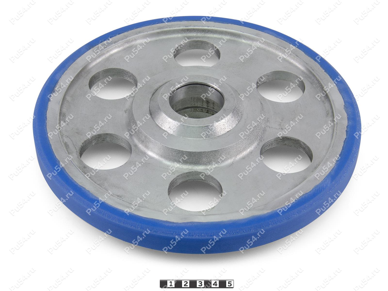 ATV track roller (restoration), Product Code 50-34-007, Polyurethane, PU54/M87/синий, Image №1