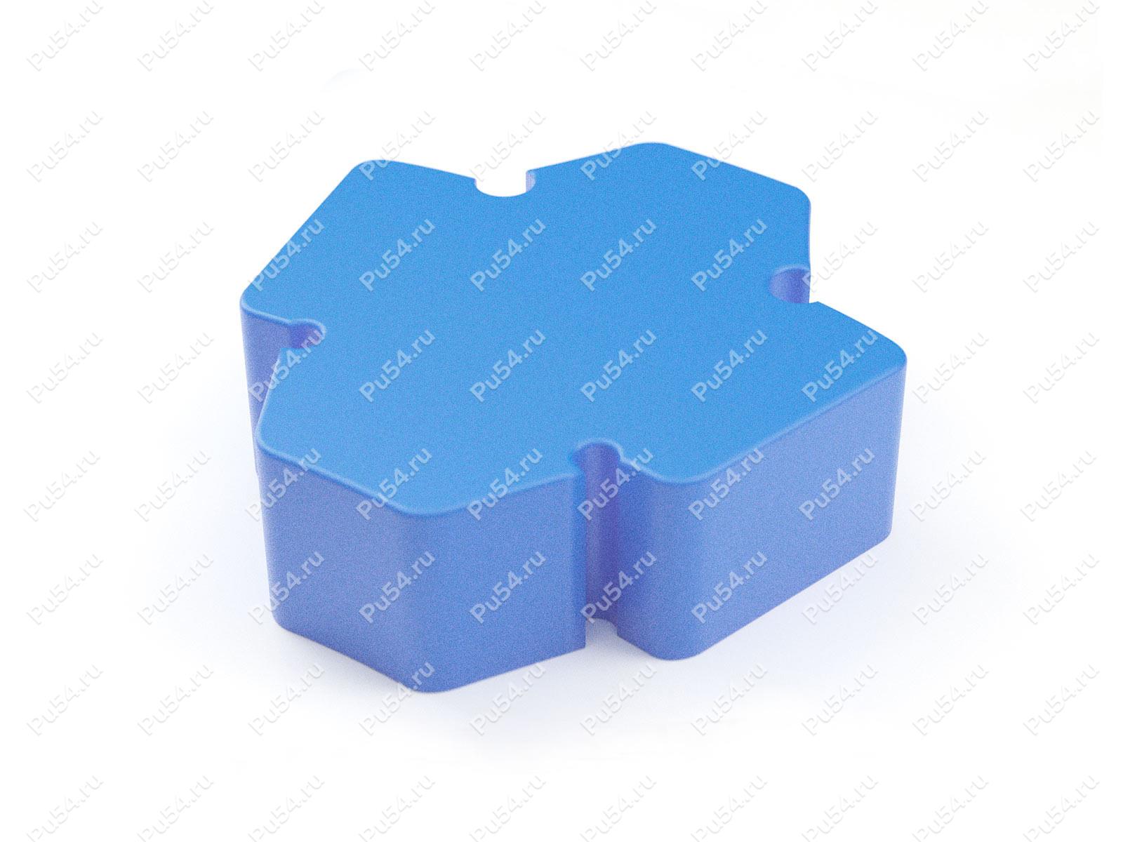Эластичный элемент муфты N-EUPEX DS, типоразмер 152, Product Code 33-99-9097, Polyurethane, PU54/M87/синий, Image №1