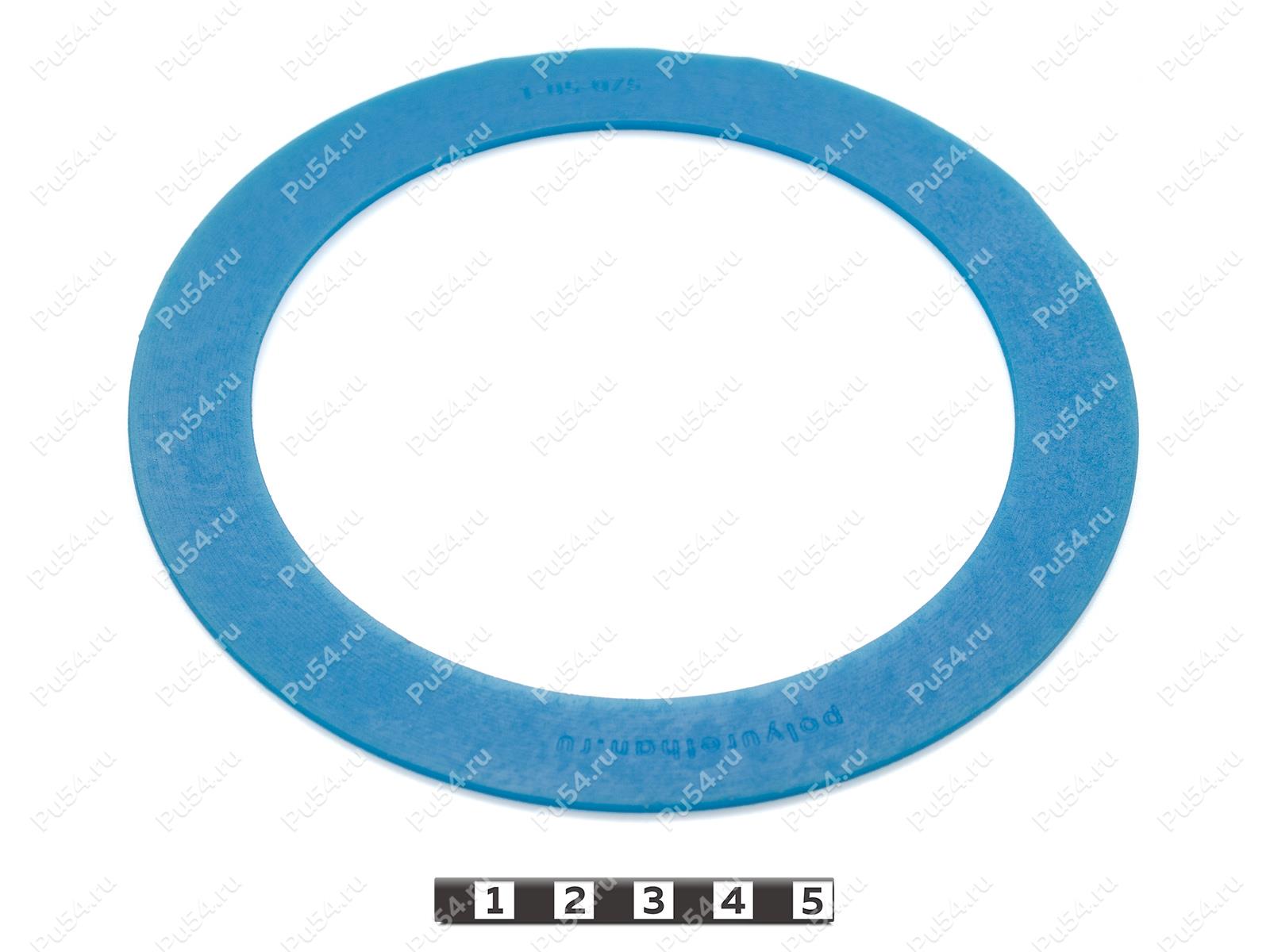 Steering knuckle front gasket., Product Code 1-05-080, Polyurethane, PU54/M72/оранжевый, Image №1