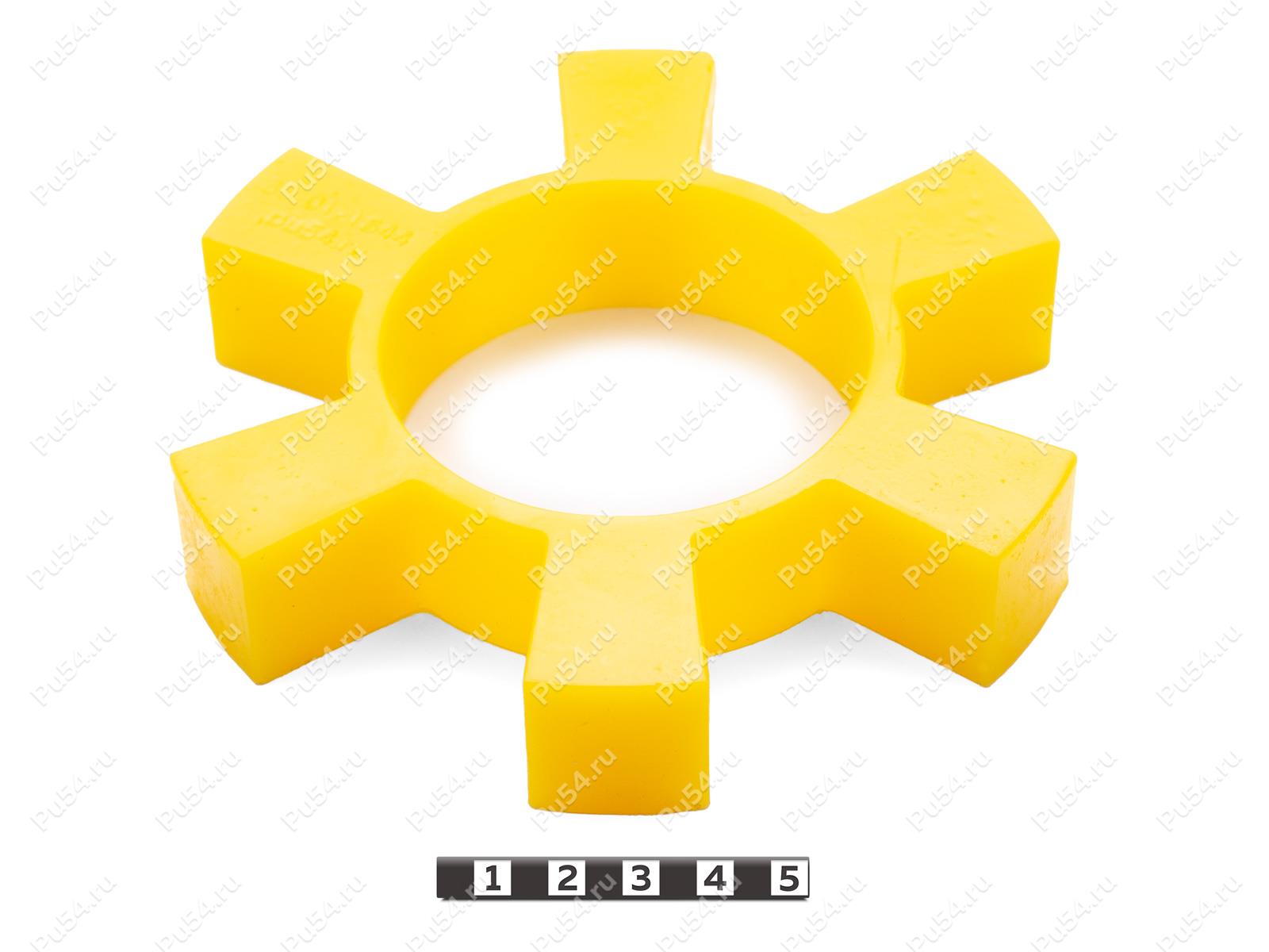 Вставка упругой муфты 135х70х25, Product Code 33-01-1844, Polyurethane, PU54/M95/желтый, Image №1