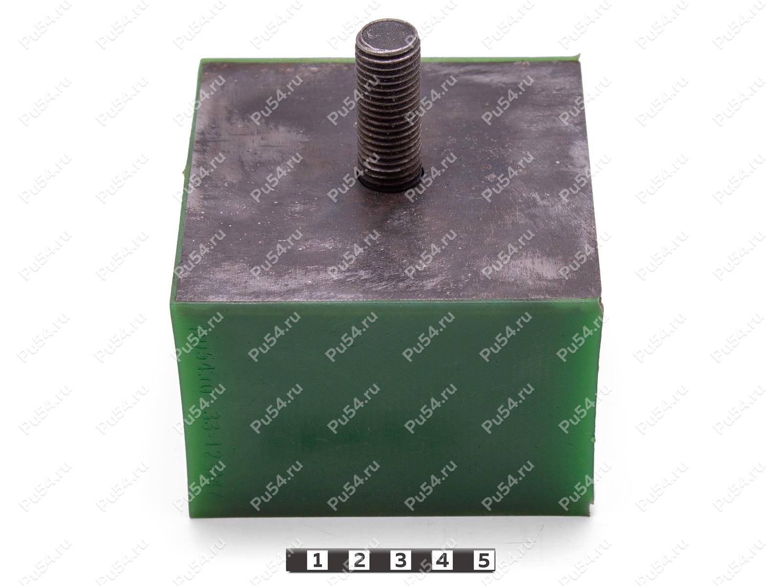 Виброопора 100*100*110, Product Code 33-12-047, Polyurethane, PU54/M80/зеленый, Image №1