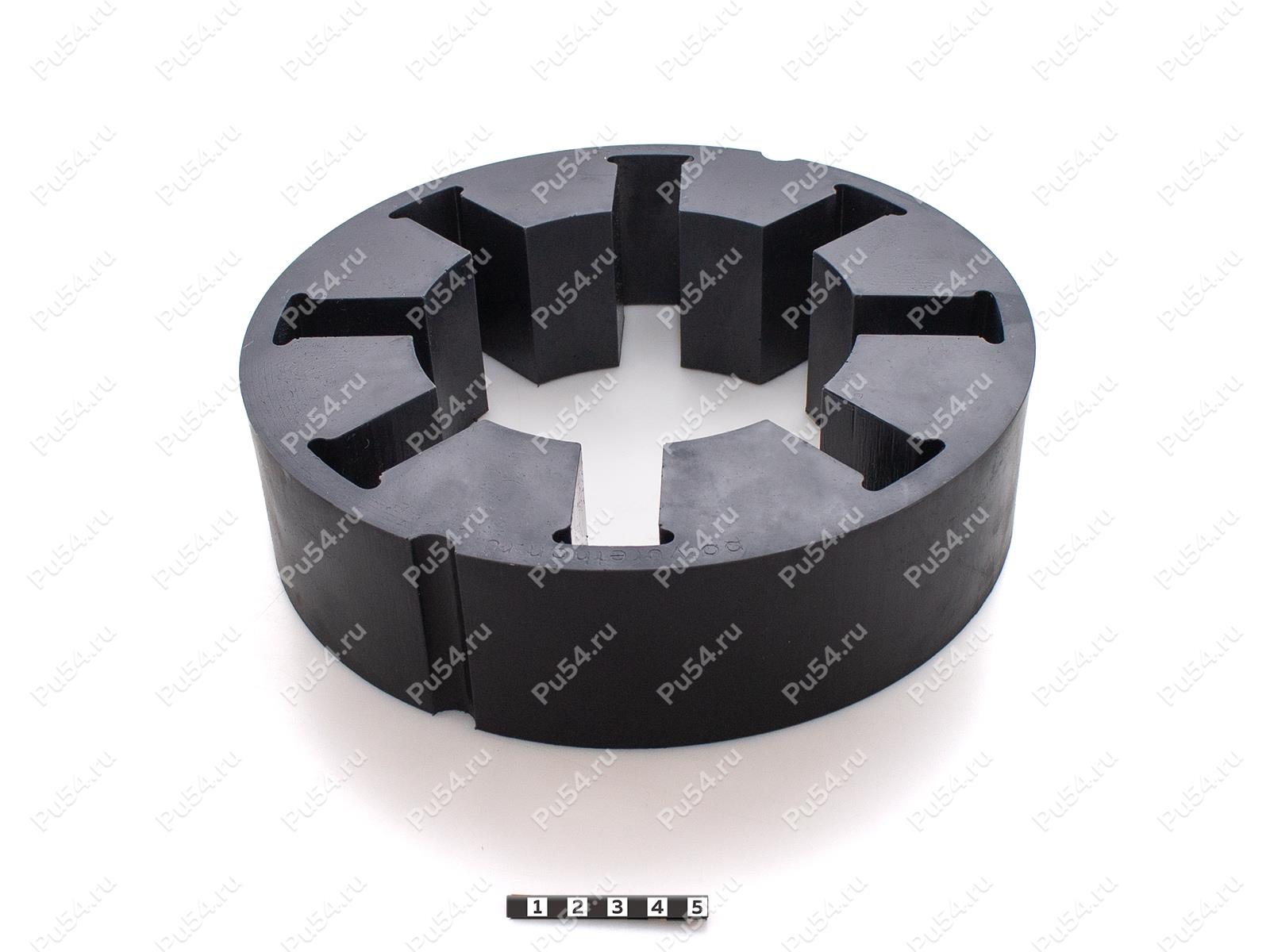 Эластичный элемент муфты REXNORD WRAPFLEX 60R, аналог, Product Code 33-99-93101, Polyurethane, PU54/E98/черный, Image №1