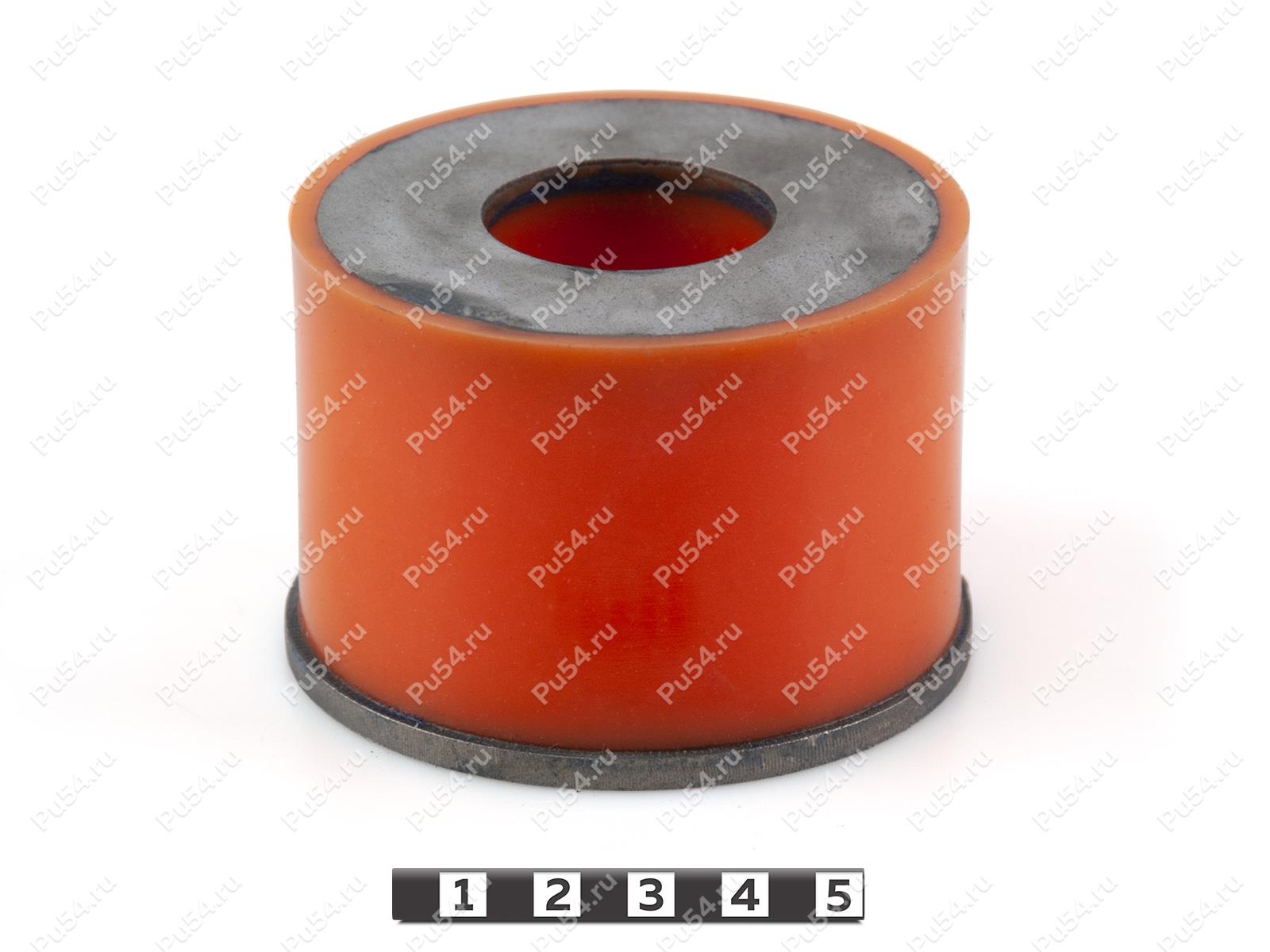 Vibration mount D 77 x d 33 x h 53, Product Code 33-01-1266, Polyurethane, PU54/M72/оранжевый, Image №1