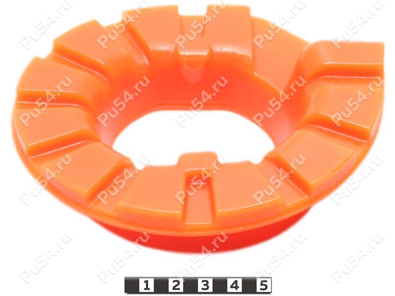 Spring lower spacer, rear suspension, Product Code 2-12-090, Polyurethane, PU54i/K72/темно-оранжевый, Image №1