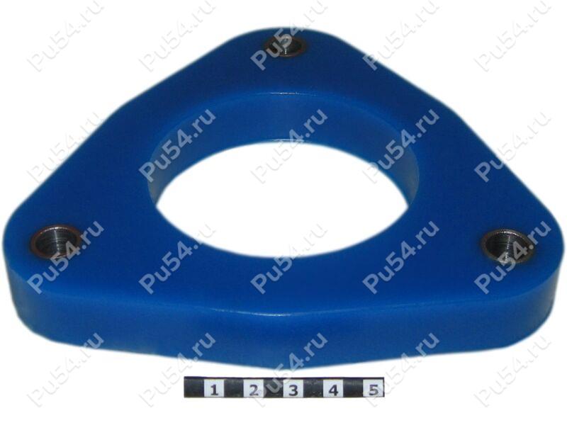 Strut mount spacer, 20 mm, Product Code 3-12-0172, Polyurethane, Полипропилен со втулками синий, Image №1