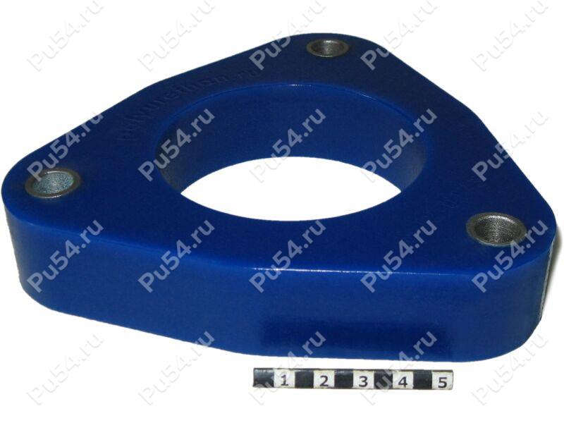 Front shock absorber strut spacer, 30 mm, Product Code 3-12-0173, Polyurethane, Полипропилен со втулками серый, Image №1