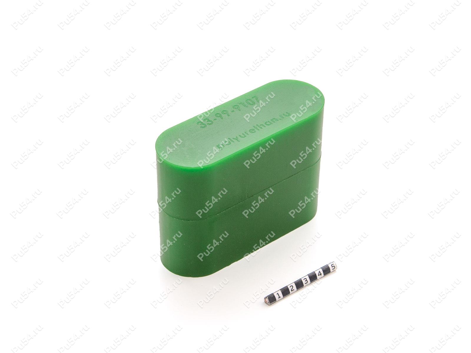 Эластичный элемент муфты HADEFLEX FW, FNW (DESCH),  аналог FN16P, Product Code 33-99-9107, Polyurethane, PU54/M80/зеленый, Image №1