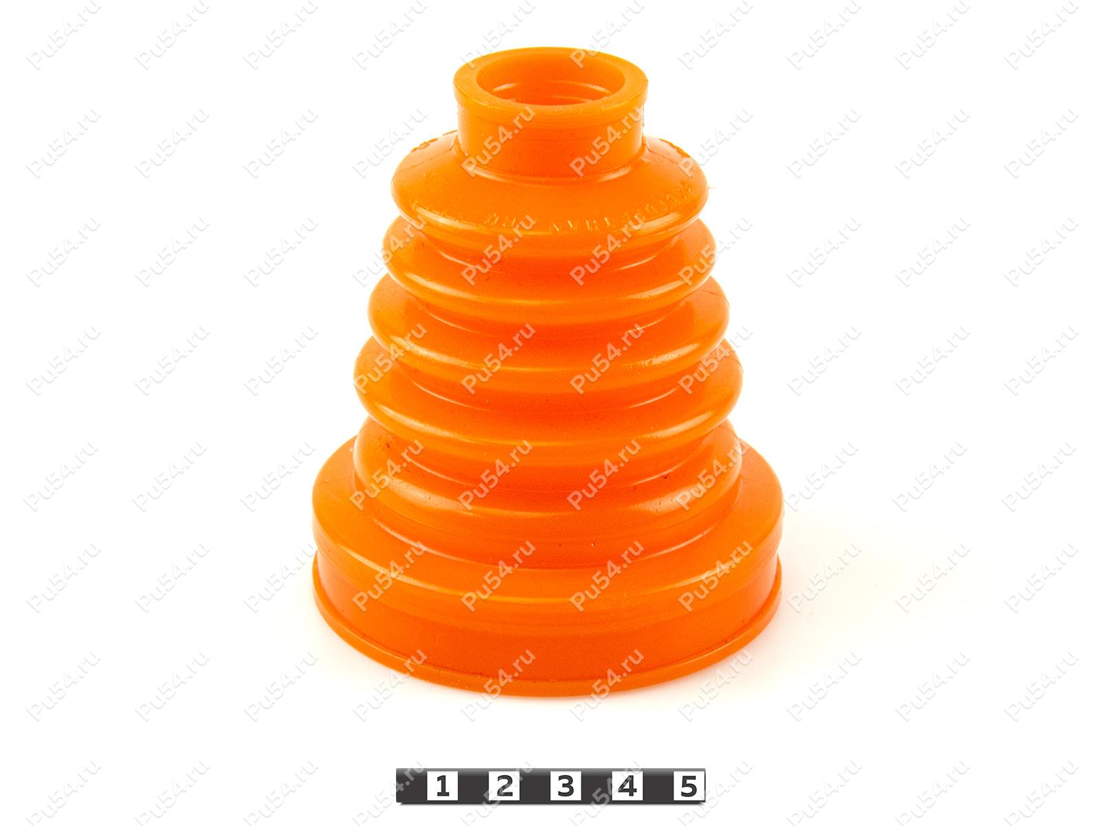 CV-joint dust boot (inner), front suspension, Product Code 25-05-004, Polyurethane, PU54/M71/orange, Image №1