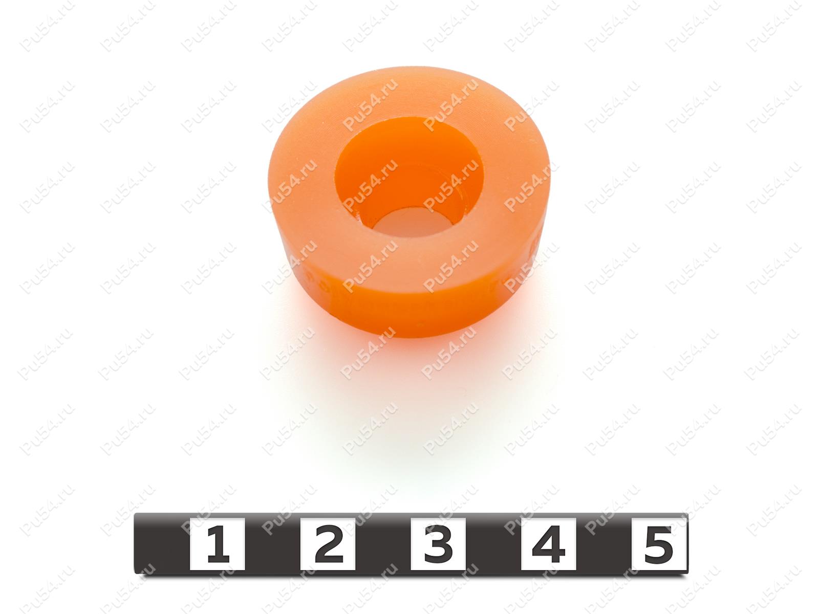 Hood bump stop, Product Code 2-07-001, Polyurethane, PU54i/K72/темно-оранжевый, Image №1