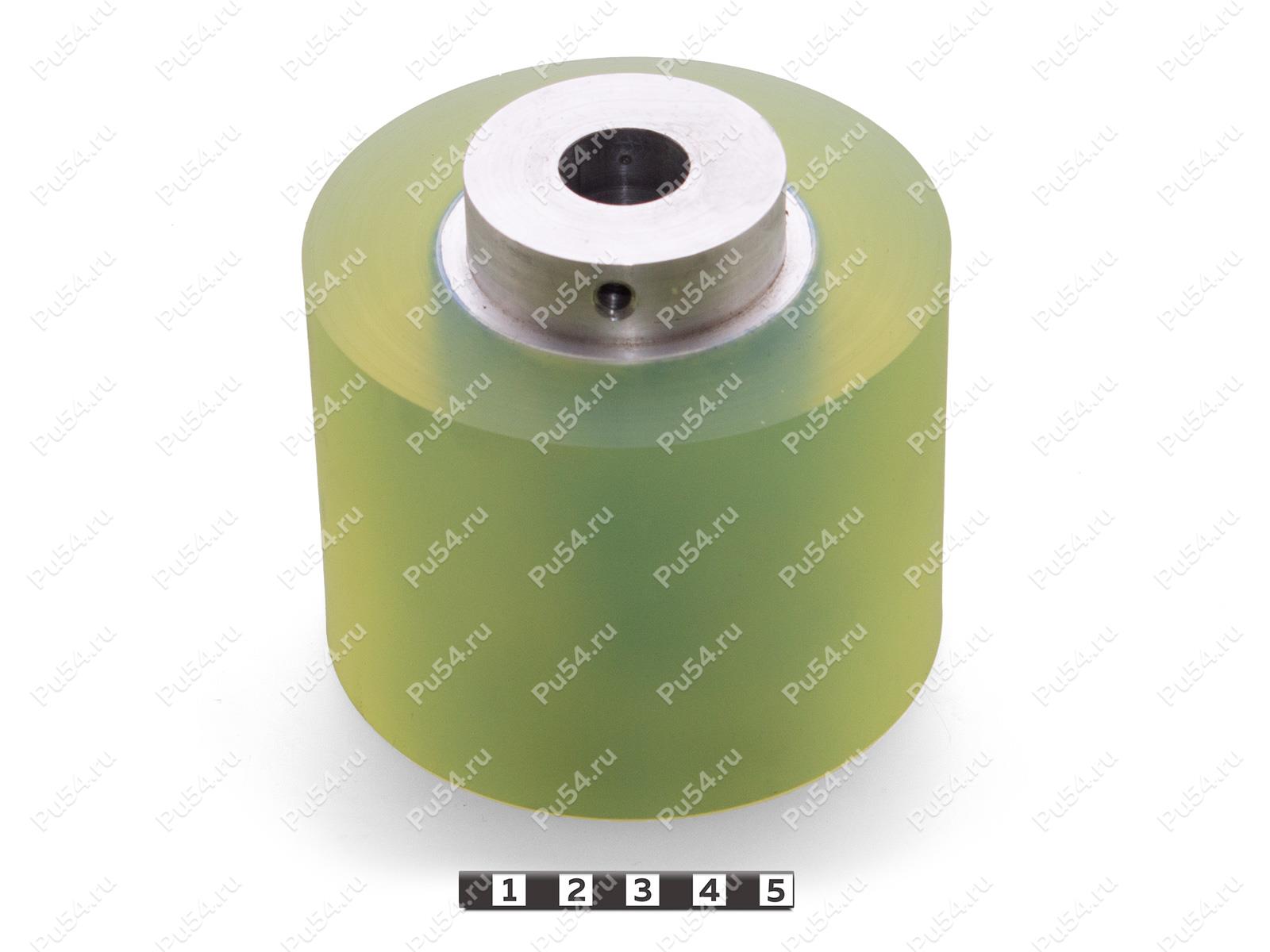 Вал малый D100 х d60 х H75 (восстановление), Product Code 333-01-1200, Polyurethane, PU54Q/E72/коричневый, Image №1