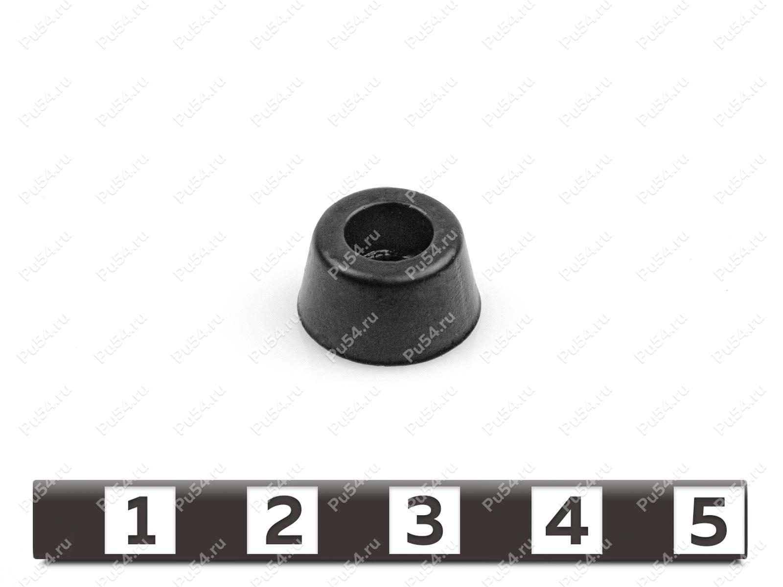 Ножка приборная D11,5*d10*h7,4, Product Code 33-99-9037, Polyurethane, PU54/M80/черный, Image №1