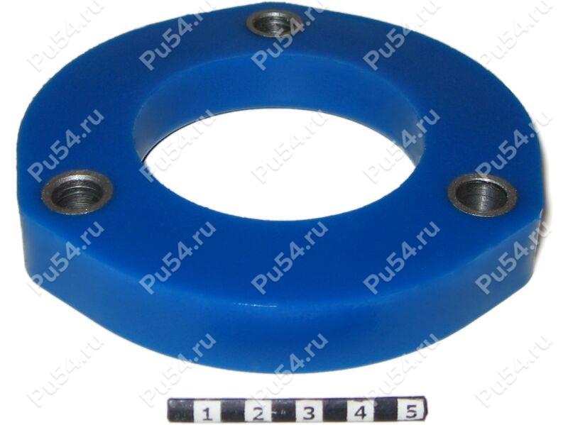 Front shock absorber strut spacer, 20 mm, Product Code 12-12-0082, Polyurethane, Полипропилен со втулками синий, Image №1