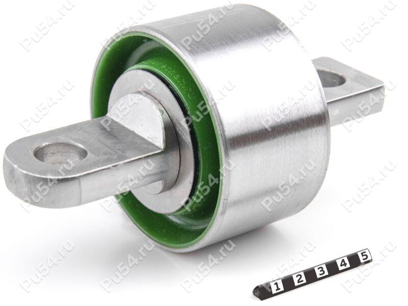 Trailing arm silent block, rear suspension (sectional), Product Code 1-26-268, Polyurethane, PU54/M80/green, Image №1