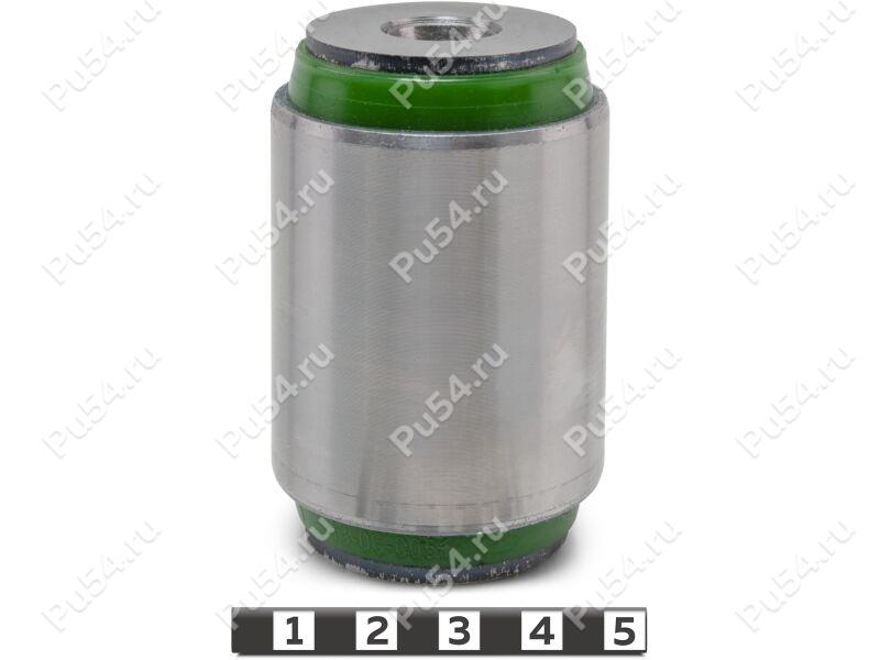Lower lateral arm silent block, rear suspension (body), Product Code 13-06-0051, Polyurethane, PU54/M80/green, Image №1
