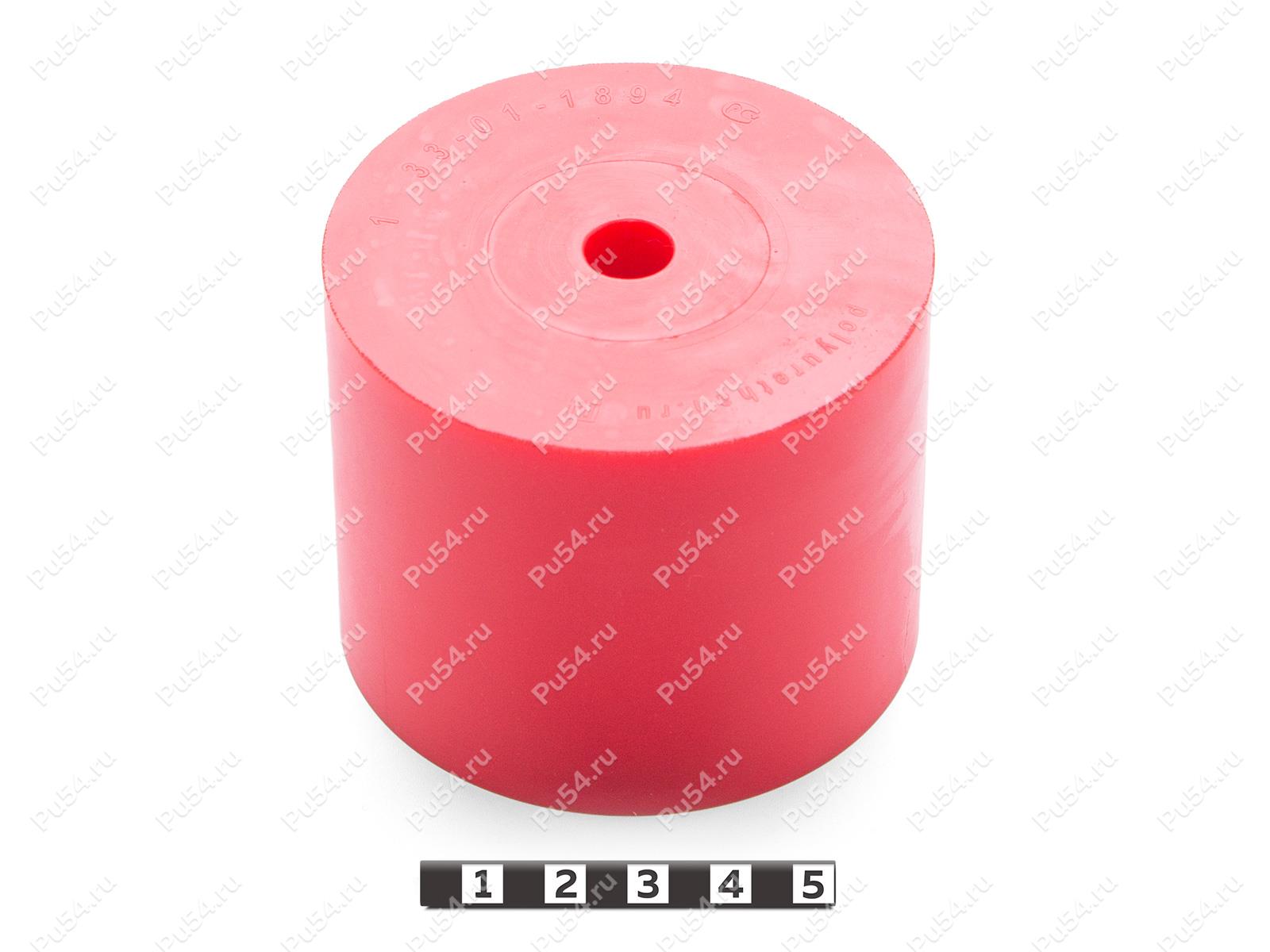 Втулка D75 x d11 x H60, Product Code 33-01-1894, Polyurethane, PU54/K65/красный, Image №1