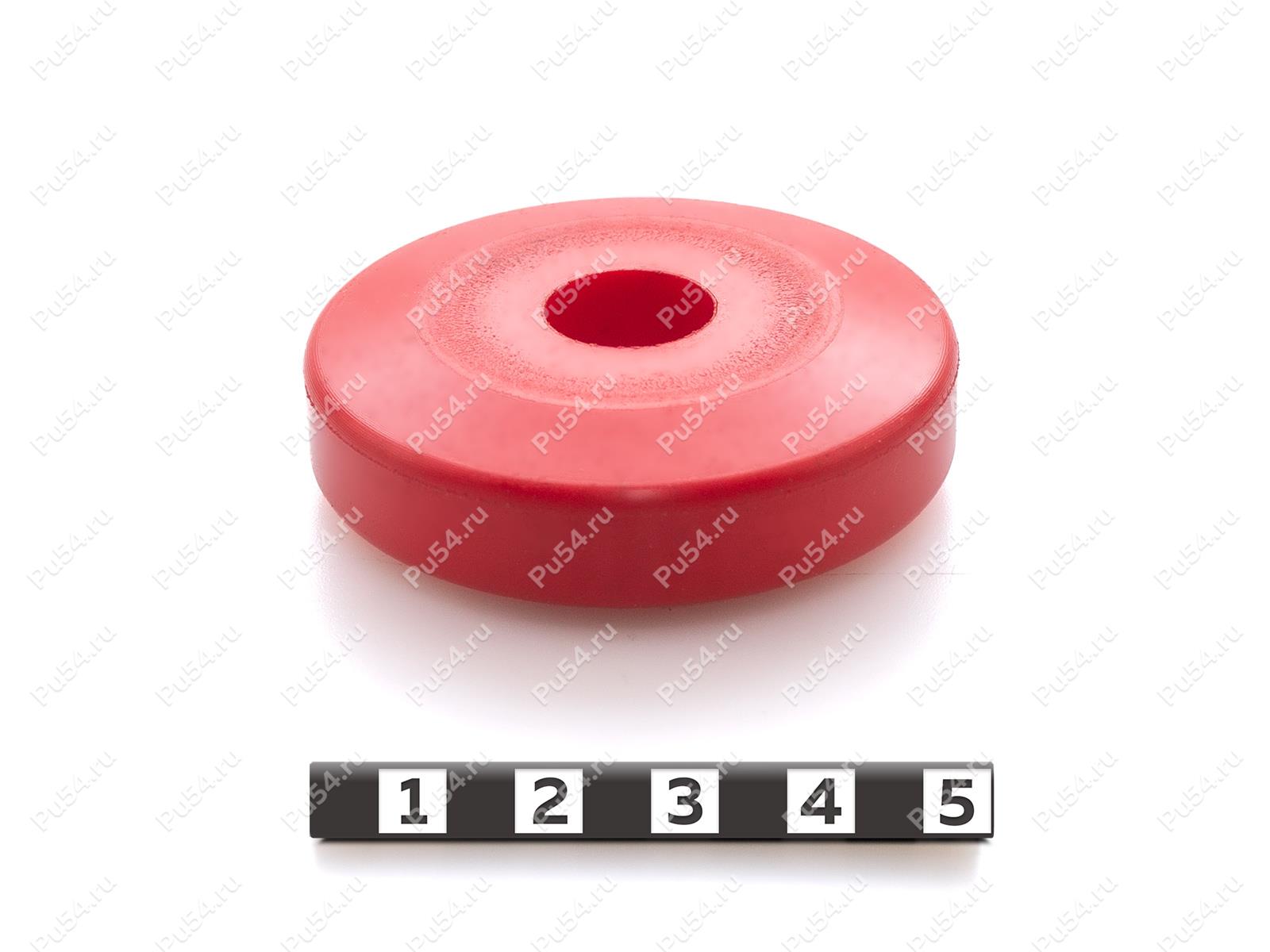 Ролик D 56 x d 14.6 x H 16 мм., Product Code 33-01-1501, Polyurethane, PU54/M72/красный, Image №1