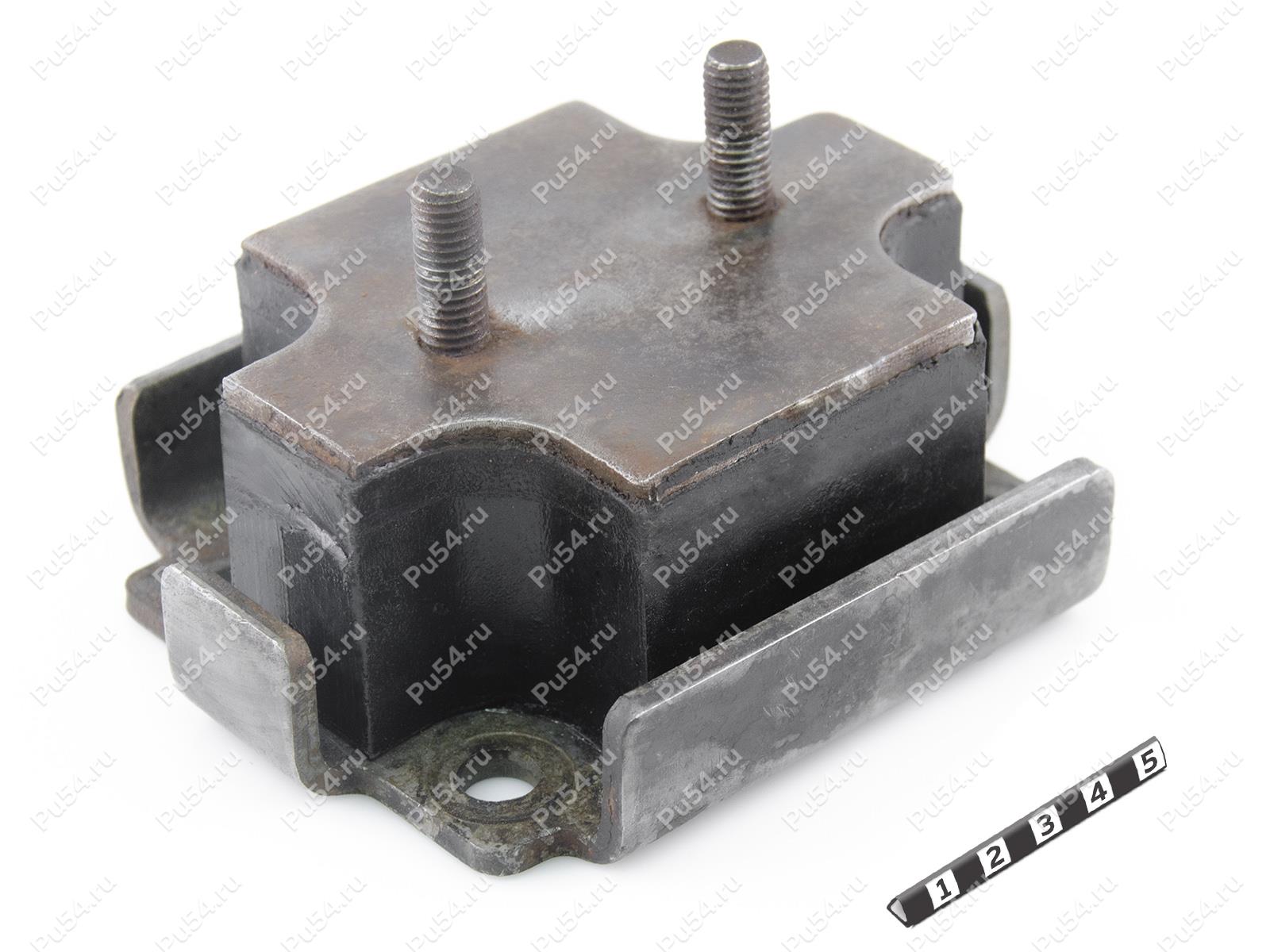 Gearbox mounting cushion (restoration), Product Code 31-12-024, Polyurethane, PU54/E65/черный, Image №1