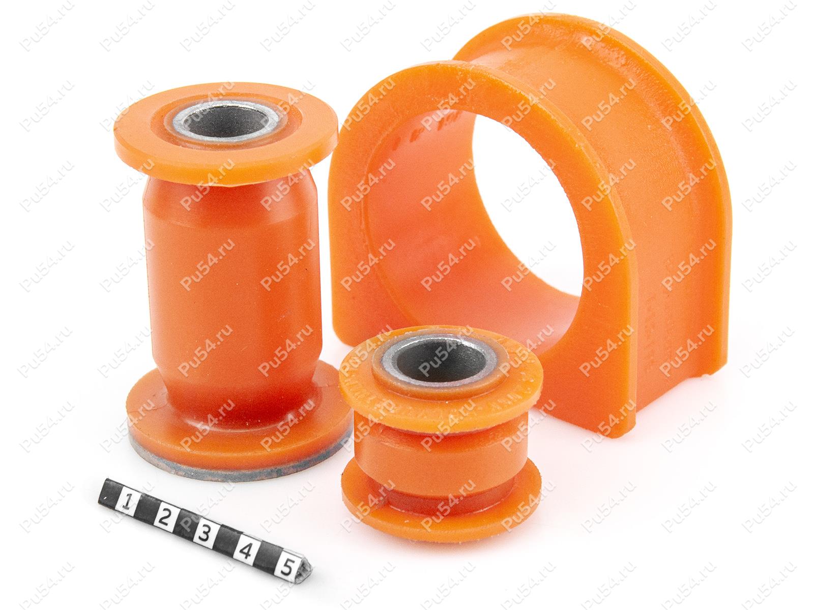 Steering rack silent blocks set (including cushion, 3 pcs)., Product Code 1-20-172-3, Polyurethane, Image №1