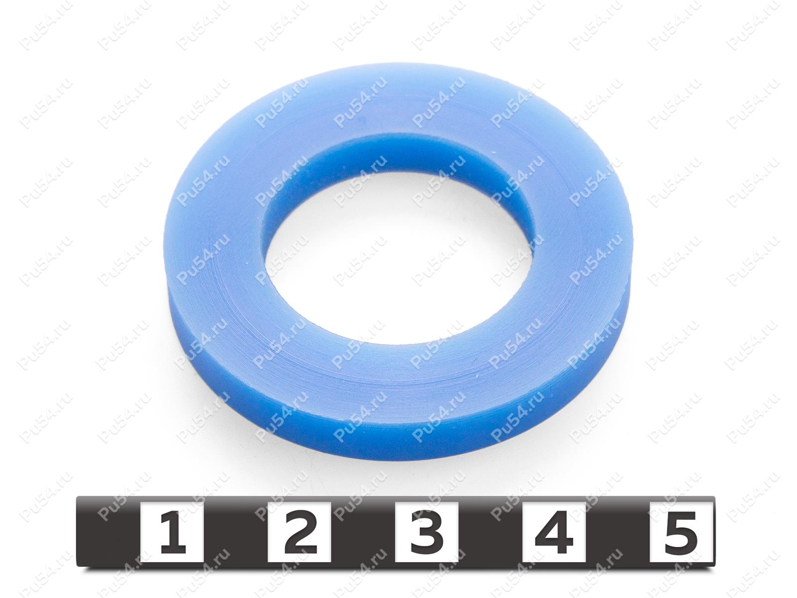 Кольцо уплотнительное 32 изм.1 39*23*5,2, Product Code 33-78-274, Polyurethane, PU54/M87/синий, Image №1