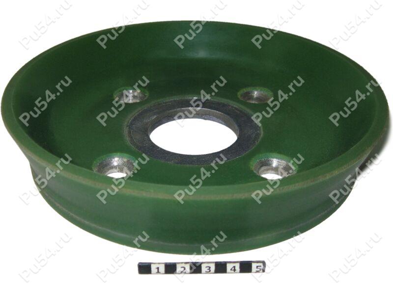 Concrete pump plunger D180, Product Code 378-00-020, Polyurethane, PU54/K80/dark green, Image №1
