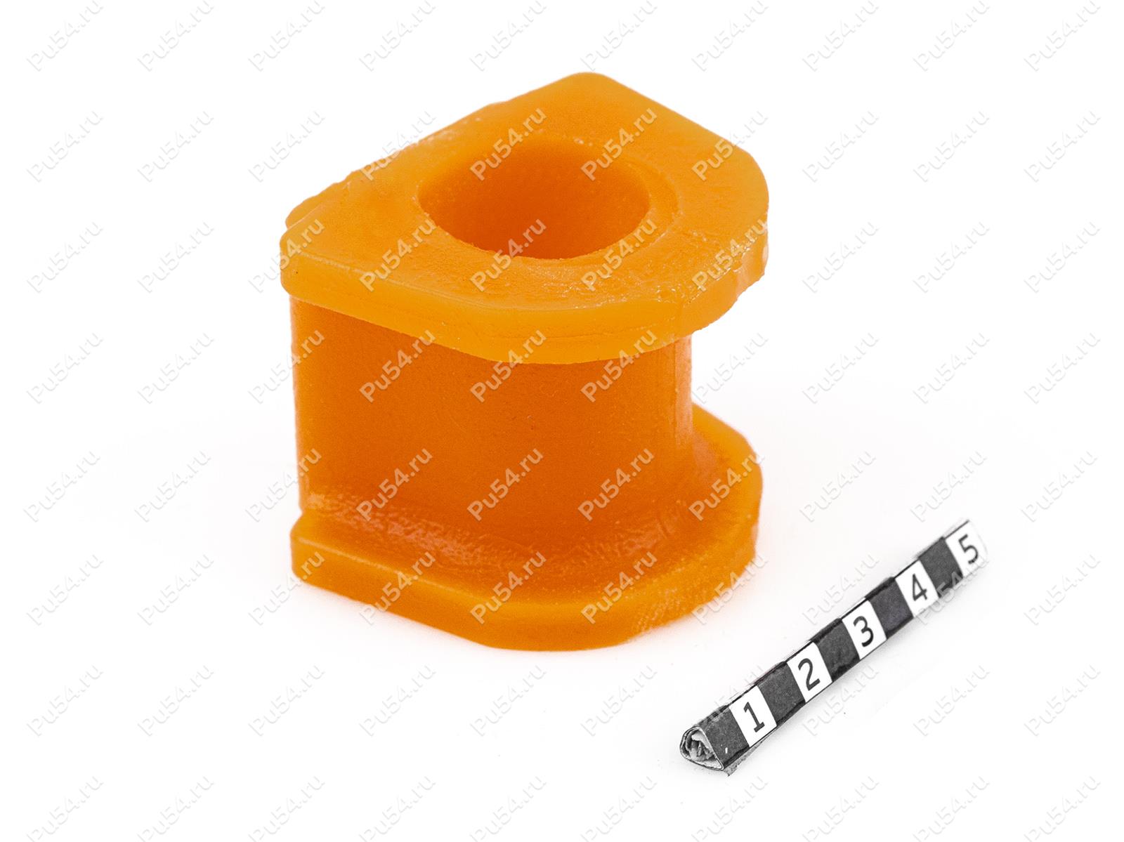 Stabilizer bushing, rear suspension., Product Code 3-01-589, Polyurethane, PU54i/K72/темно-оранжевый, Image №1