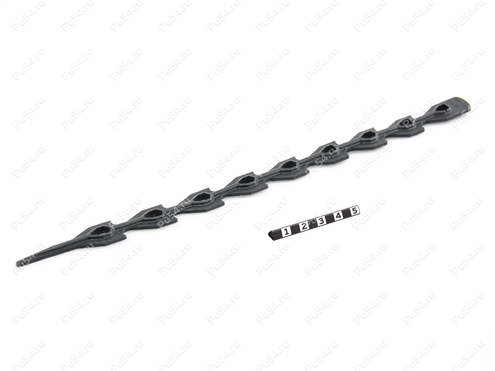 Strap-clamp (polyurethane), Product Code 33-00-076, Polyurethane, PU54/M71/black, Image №1