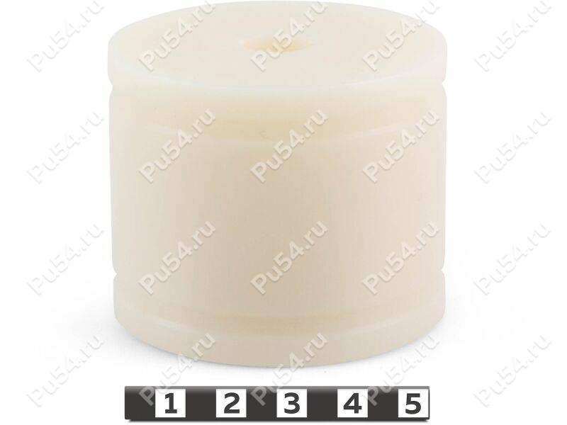 Polyamide 6 body mount (+50 mm), OD = 12 mm, ID = 60 mm, Product Code 0-12-601250, Polyurethane, white 60*50*12*PA, Image №1