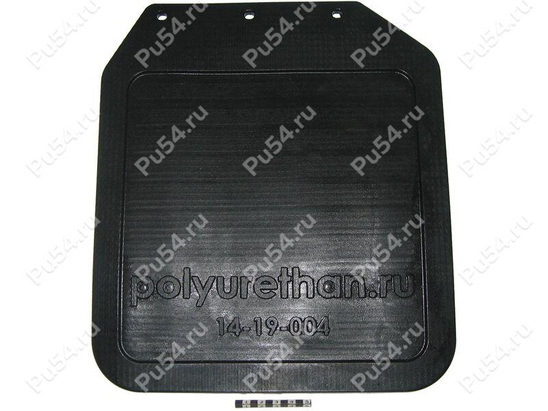 Left mud flap, rear suspension, Product Code 14-19-004, Polyurethane, PU54/M80/black, Image №1