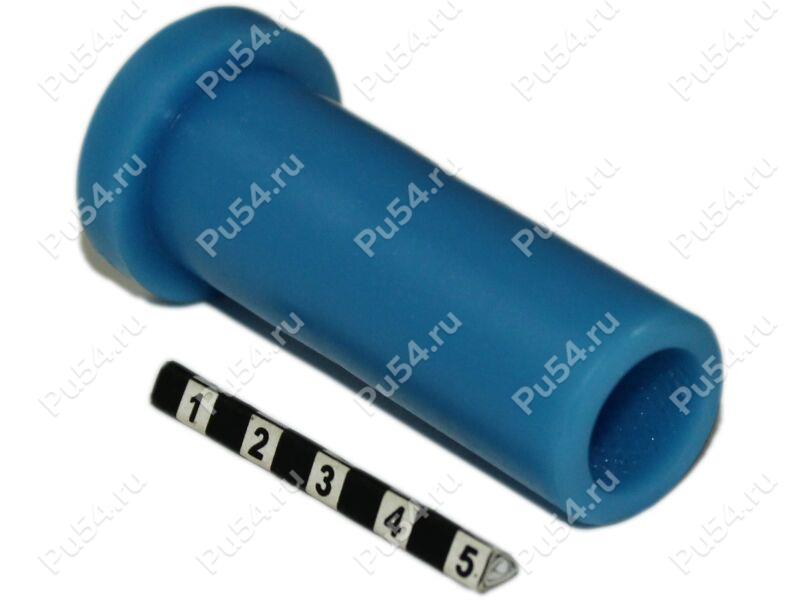 High control arm bushing, front suspension, OD=23 mm, Product Code 55-01-011, Polyurethane, PU54/M87/синий, Image №1