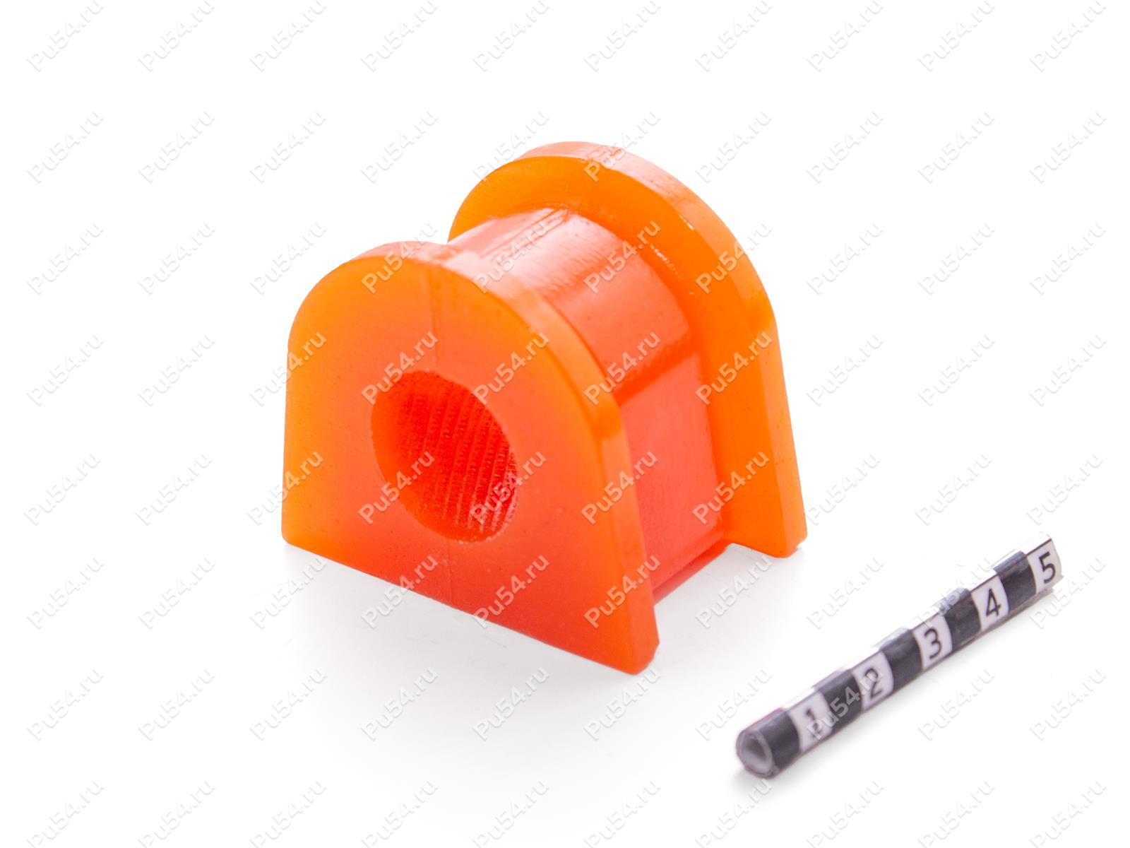 Втулка стабилизатора передней подвески,  ID =19,3мм, Product Code 1-01-779, Polyurethane, PU54/M72/оранжевый, Image №1
