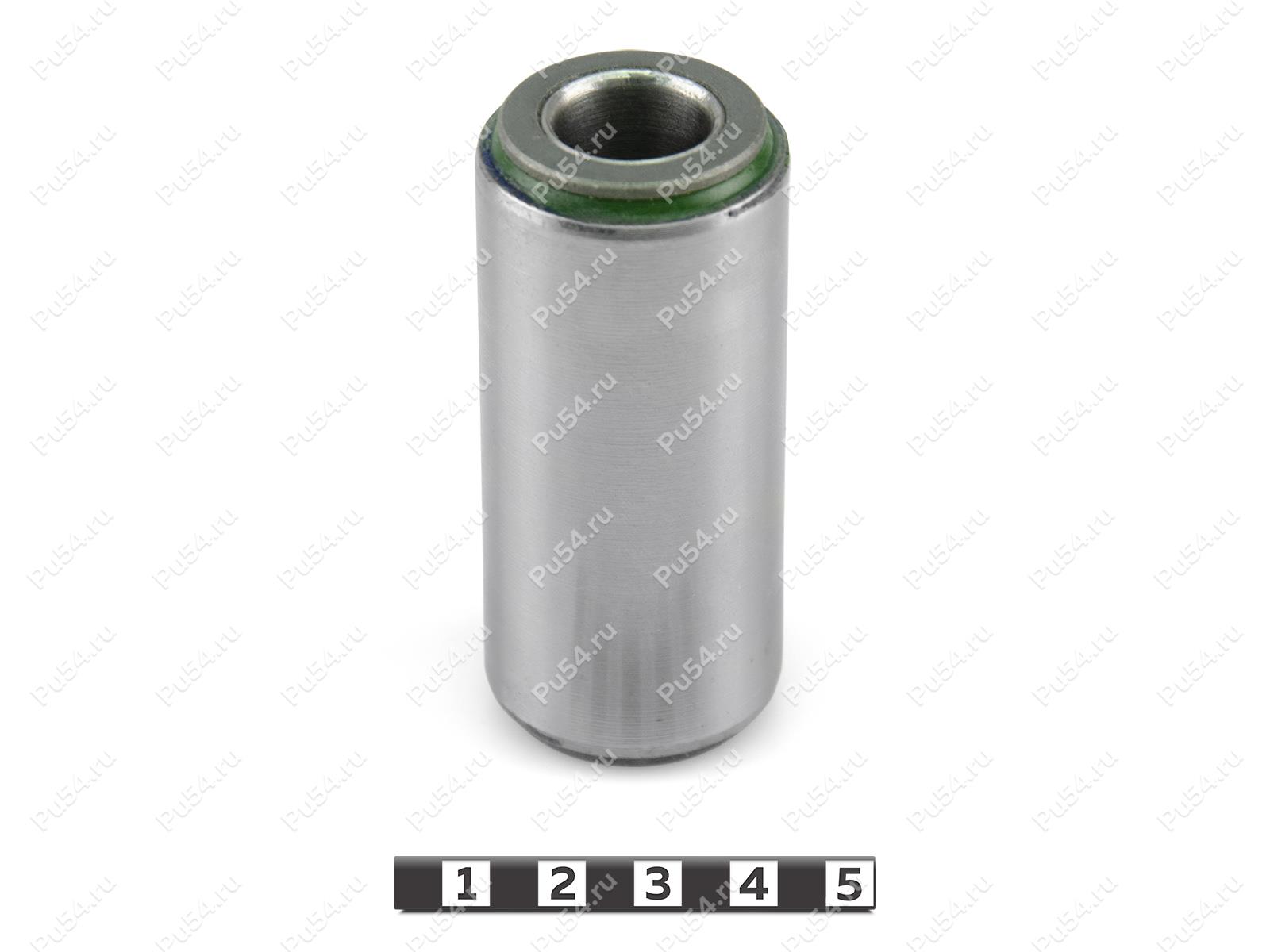 Spring rear silent block, pressed-in, Product Code 4-06-6311, Polyurethane, PU54/M80/зеленый, Image №1
