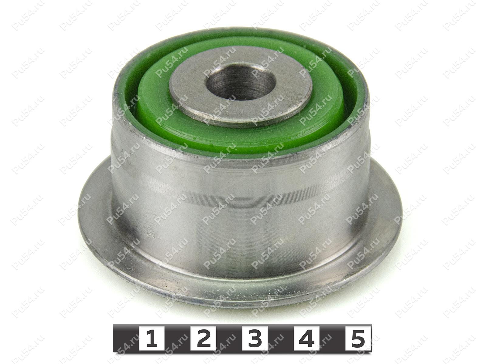 Spring front silent block, rear suspension, pressed-in, Product Code 26-06-0301, Polyurethane, PU54/M80/зеленый, Image №1