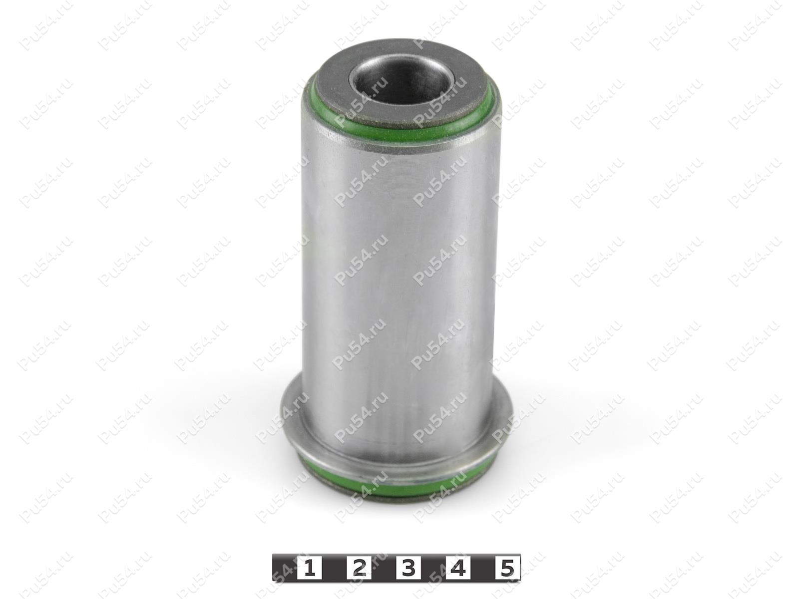 Lower control arm front silent block, front suspension, pressed-in, Product Code 3-06-6621, Polyurethane, PU54/M80/зеленый, Image №1
