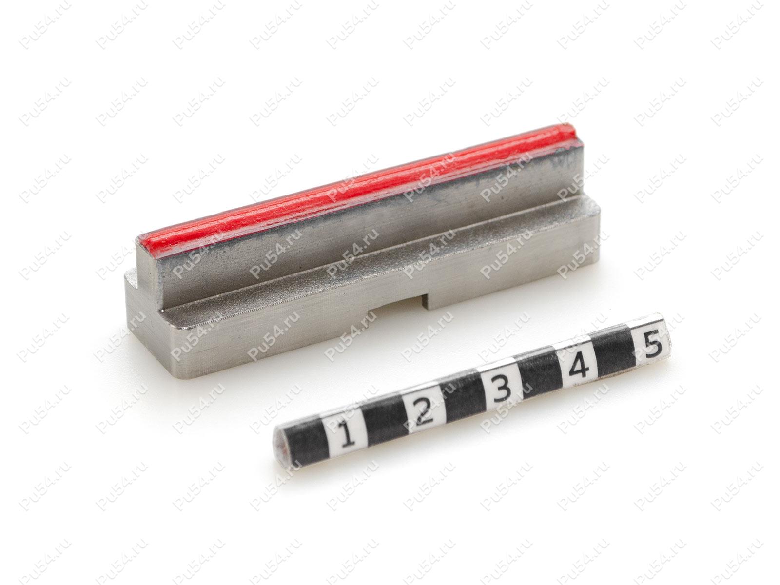 Захват №2 (восстановление), Product Code 333-01-1063, Polyurethane, PU54/K55/красный, Image №1