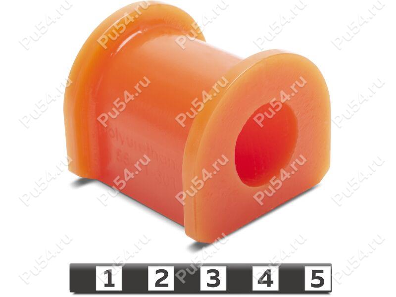 Stabilizer bushing, rear suspension, Product Code 55-01-301, Polyurethane, PU54/M71/orange, Image №1