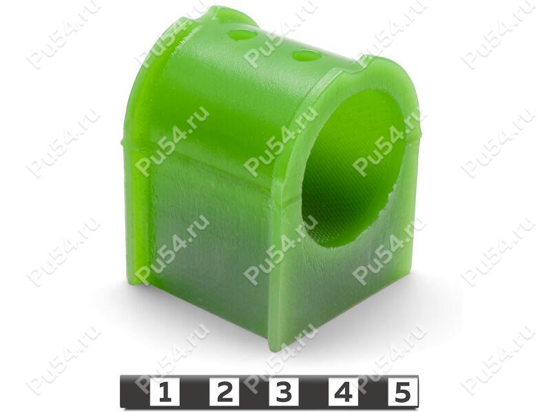 Stabilizer bushing, rear suspension, ID=32 mm, Product Code 55-01-302, Polyurethane, PU54/M80/green, Image №1