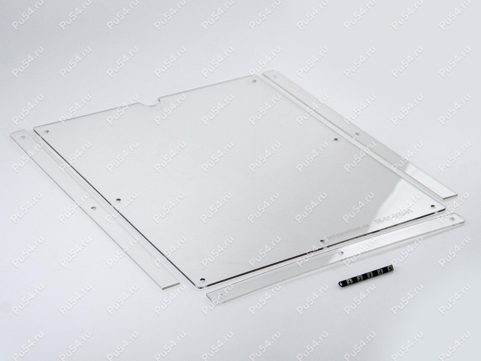 Plastic paper shield, A4 (vertical, wall), Product Code 56-20-502-01, Polyurethane, Image №1