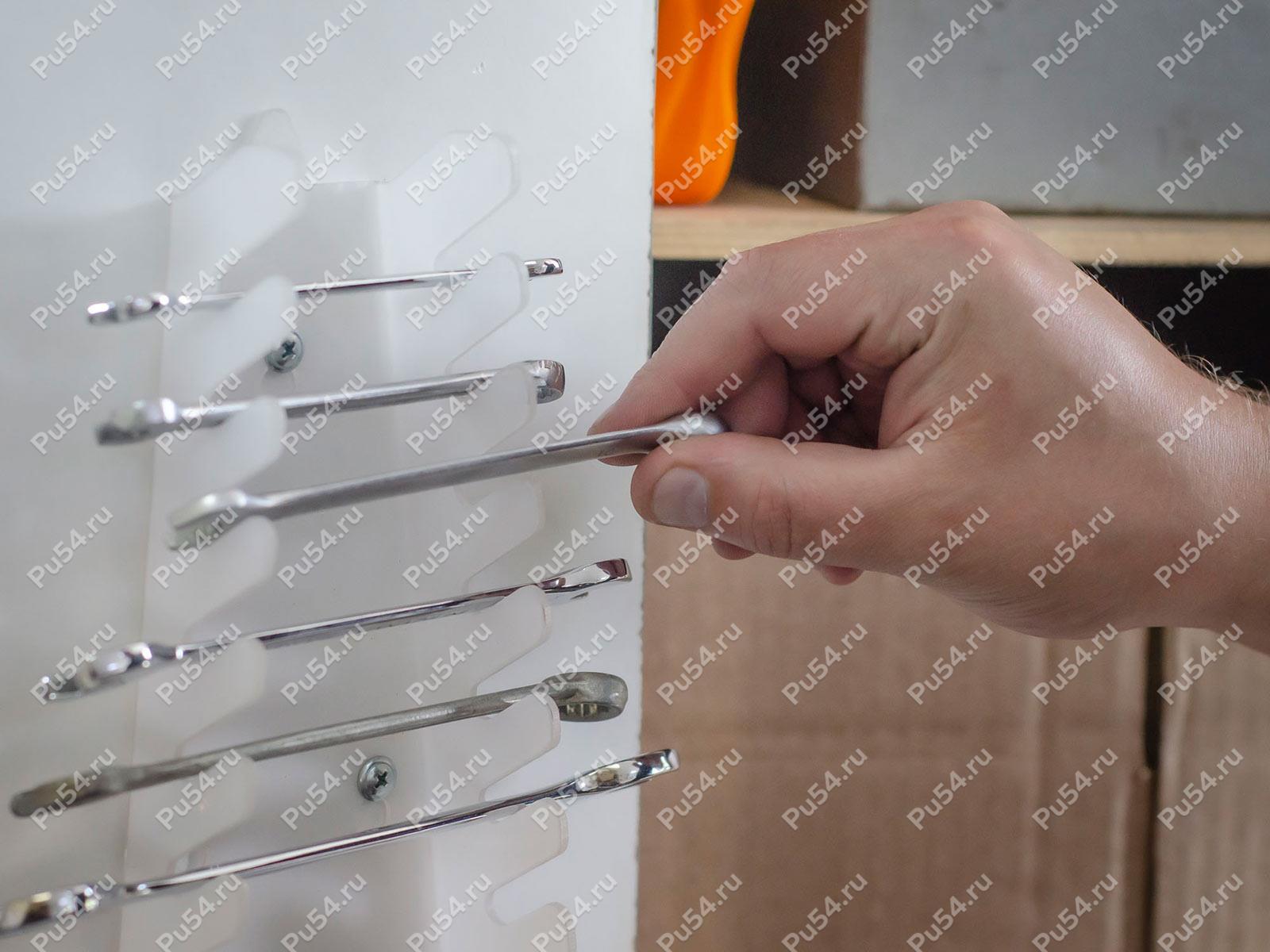 Wrench holder (wall attachment), Product Code 56-00-015, Polyurethane, 2mm transparent, Image №1