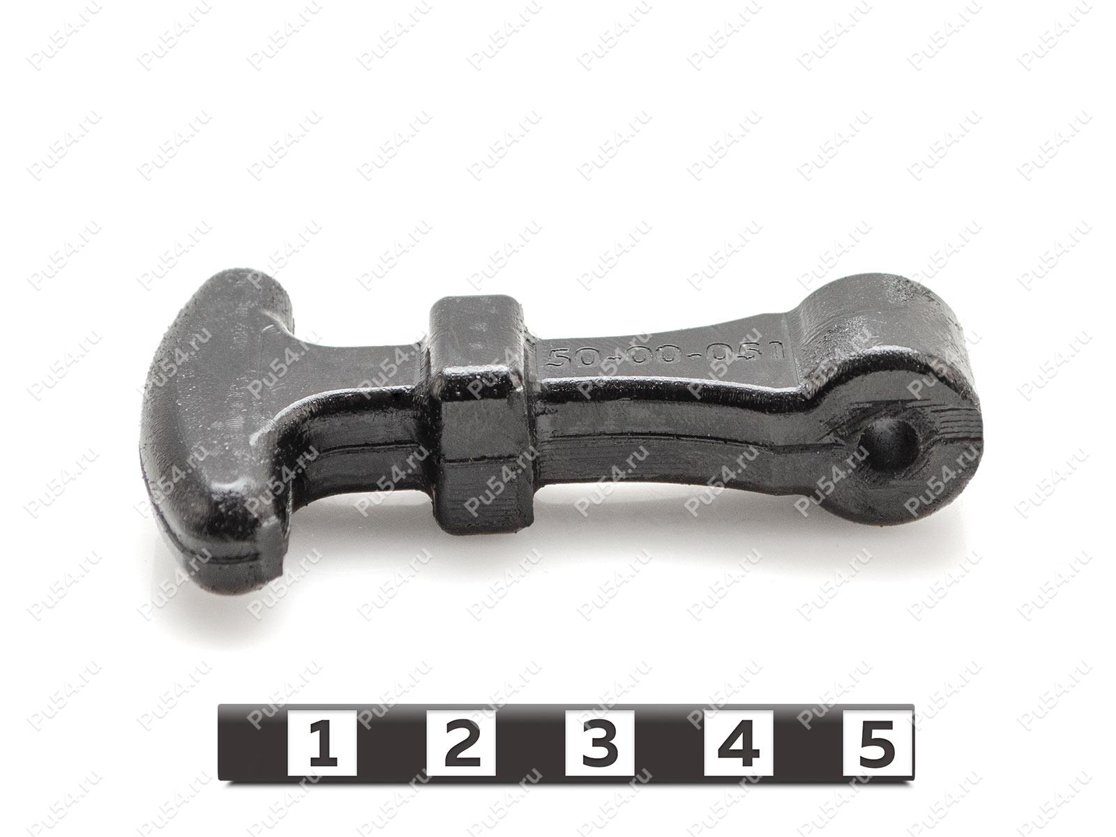 Boat door fastener, Product Code 50-00-051, Polyurethane, PU54/M71/orange, Image №1