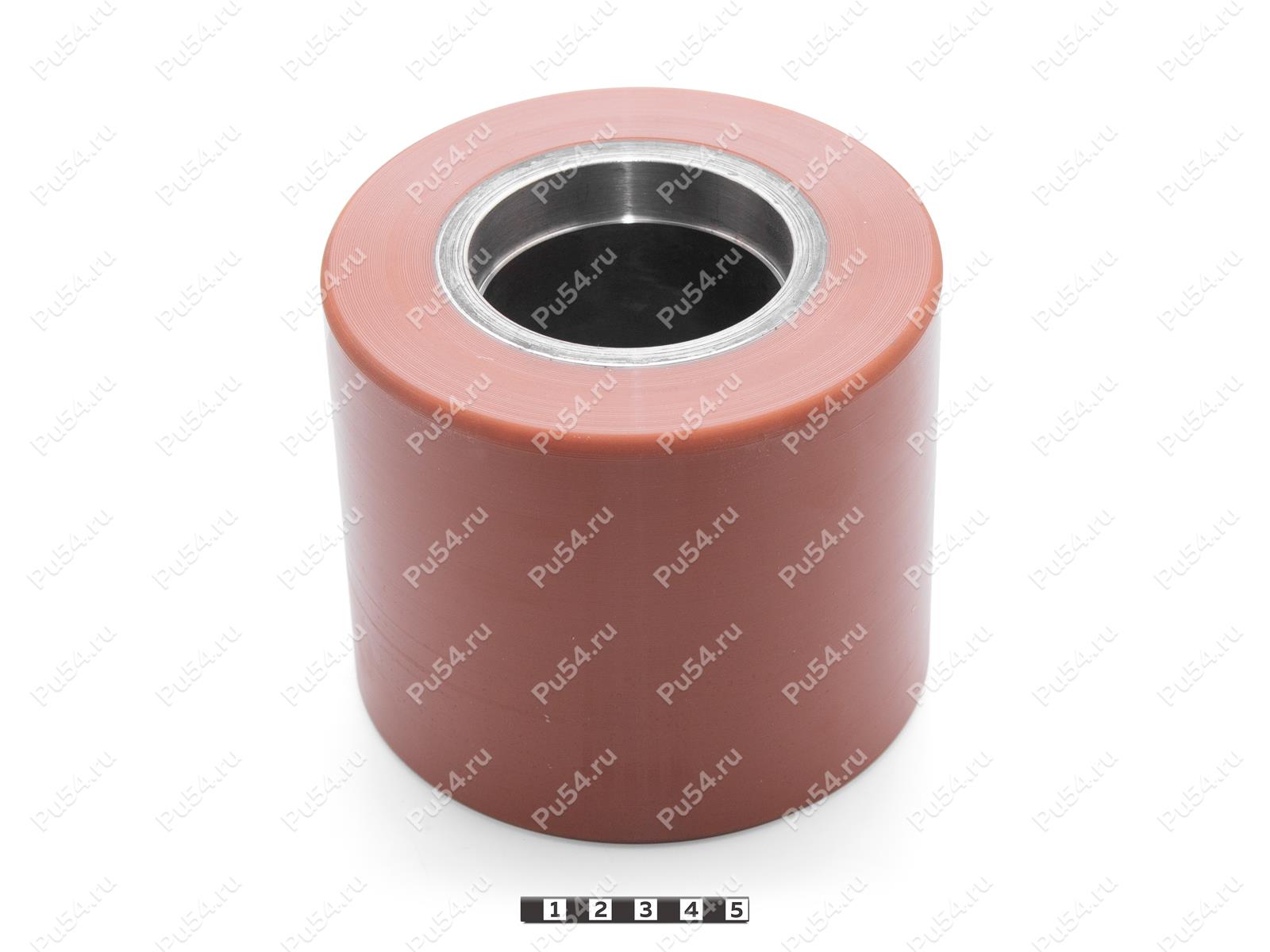 Колесо катка D138 x d90 x H118 (восстановление), Product Code 333-01-1255, Polyurethane, PU54Q/E95коричневый, Image №1