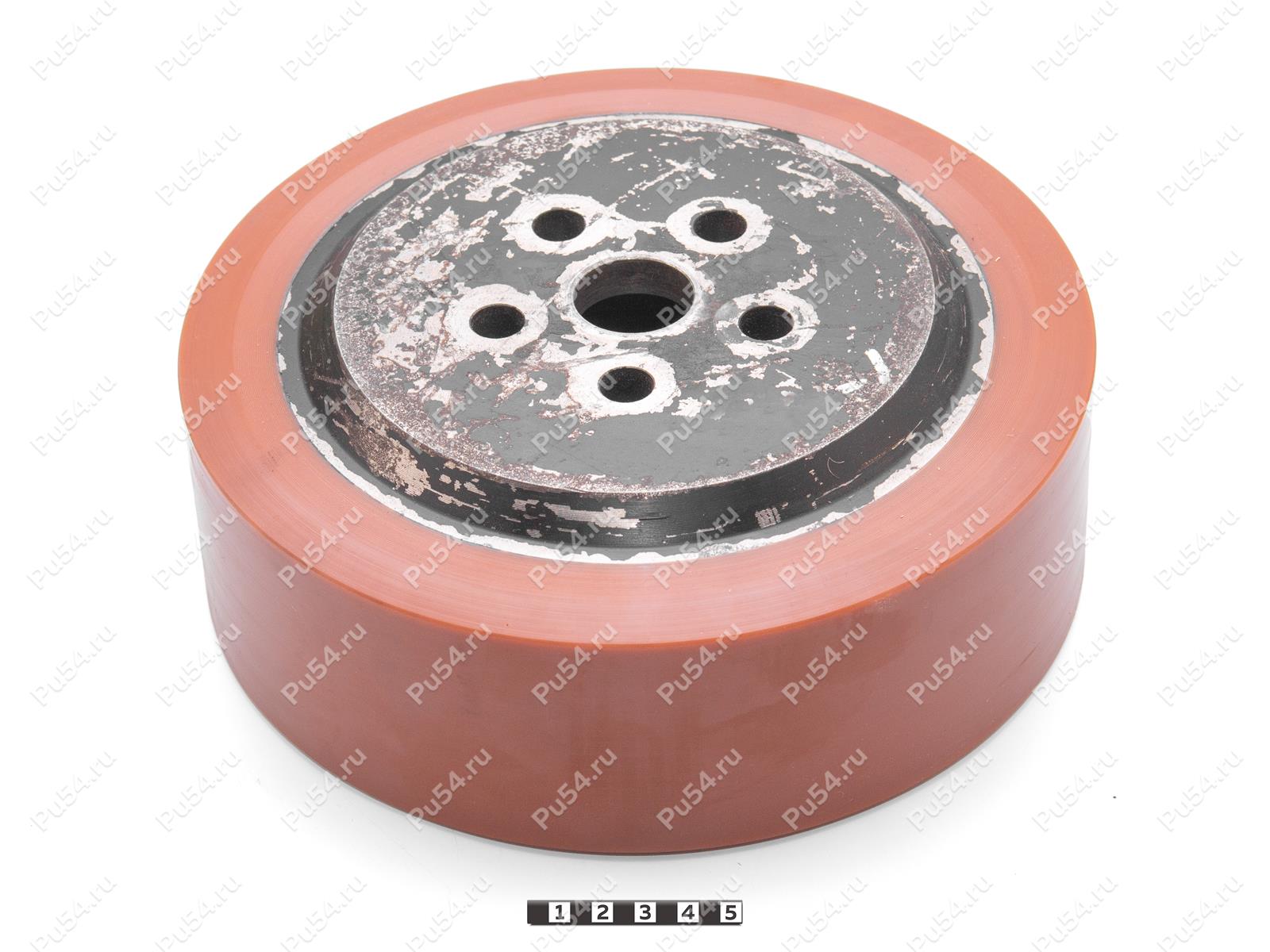 Колесо D230 x d185 x H75 (восстановление), Product Code 333-01-1256, Polyurethane, PU54Q/E95/коричневый, Image №1