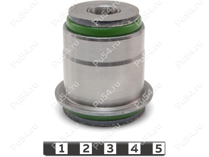 Upper lateral inner silent block, rear suspension, pressed-in, Product Code 22-06-0101, Polyurethane, PU54/M80/green, Image №1
