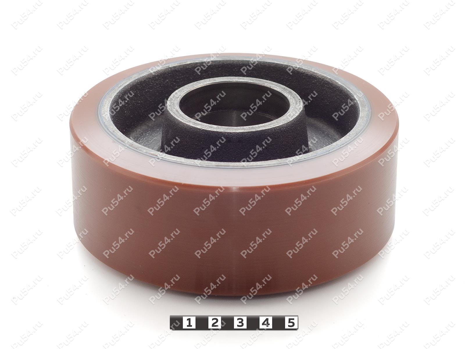 Колесо D 140 x d 120 x H 60 (восстановление), Product Code 333-01-1079, Polyurethane, PU54Q/E90/коричневый, Image №1