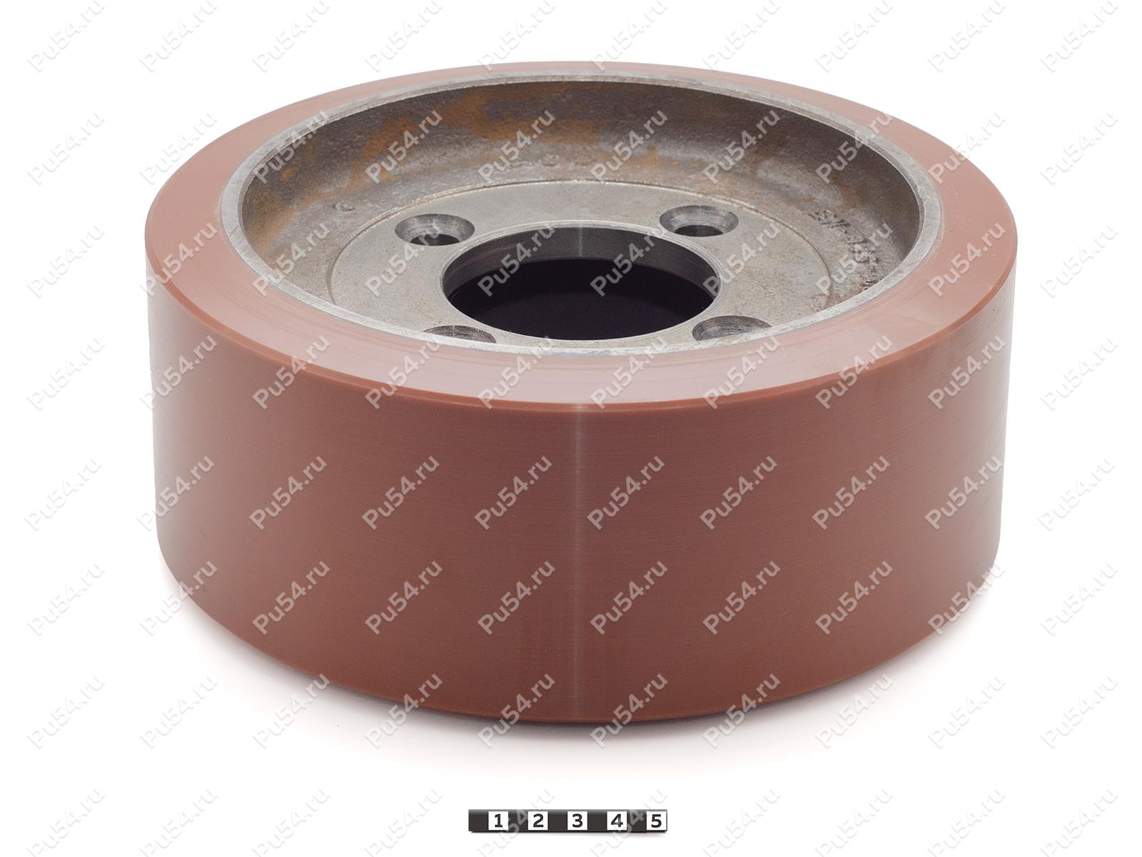 Колесо D 250 x d 210 x H 107 (восстановление), Product Code 333-01-1080, Polyurethane, PU54Q/E90/коричневый, Image №1
