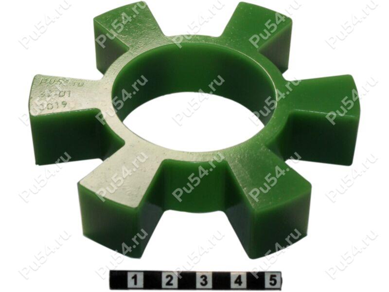 Sprocket D 106 x d 52 x H 22, Product Code 33-01-1019, Polyurethane, PU54i/K80/темно-зеленый, Image №1