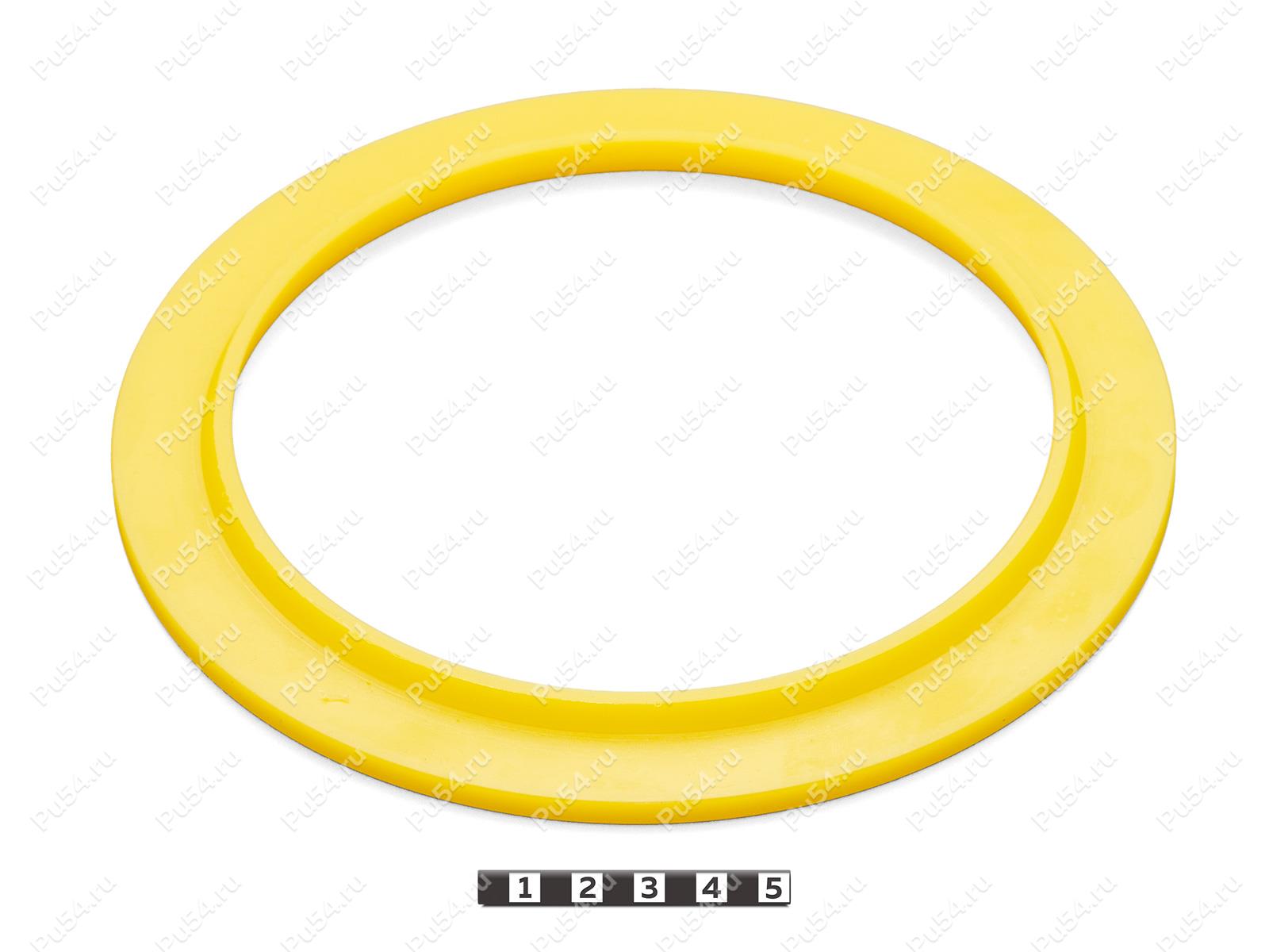 Грязесъемник 145 БП-2Г-750У-02.01.007, Product Code 33-78-376, Polyurethane, PU54/M95/желтый, Image №1