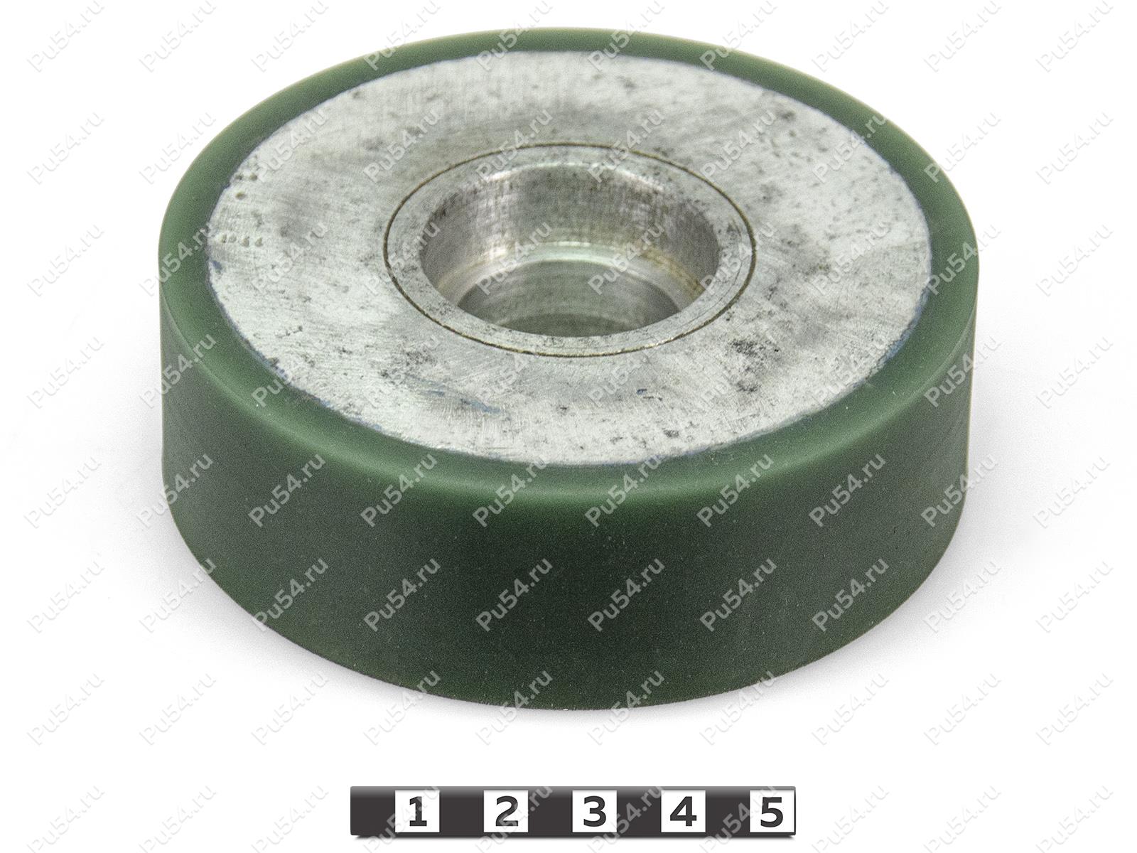 Ролик D 98 x d 88 x H 32 (восстановление), Product Code 333-01-891, Polyurethane, PU54/K80/темно-зеленый, Image №1