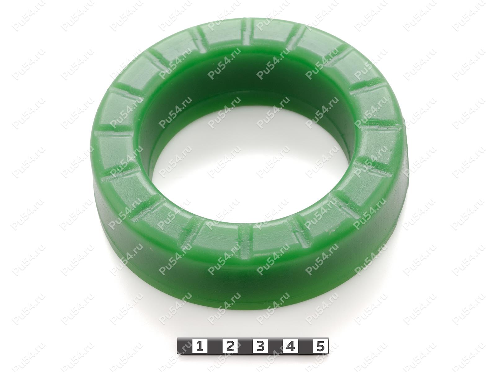 Проставка передней пружины, 15мм (+10мм к 5мм проставке), Product Code 11-12-0031, Polyurethane, PU54/M80/зеленый, Image №1