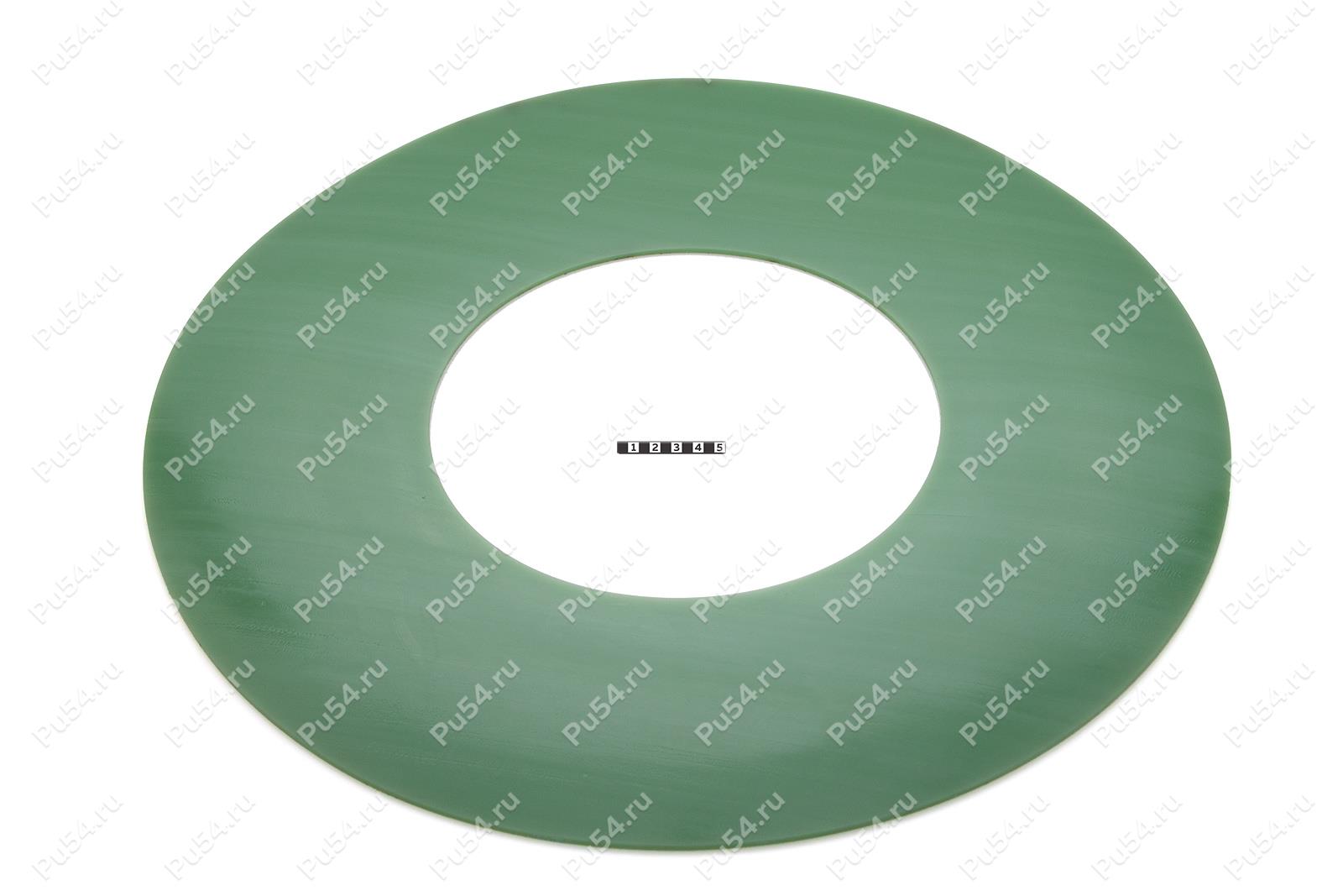 Мембрана регулирующего клапана D 530  Х d 250 Х 3 мм, Product Code 33-01-1474, Polyurethane, PW54/K80/светло-зеленый, Image №1